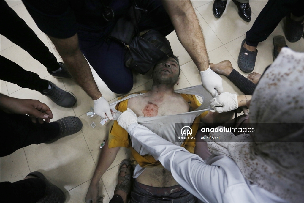 İsrail ordusunun Gazze Şeridi’ne yönelik saldırıları devam ediyor