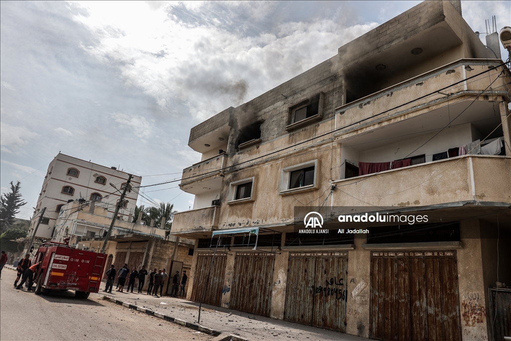 İsrail ordusunun Gazze Şeridi’ne yönelik saldırıları devam ediyor