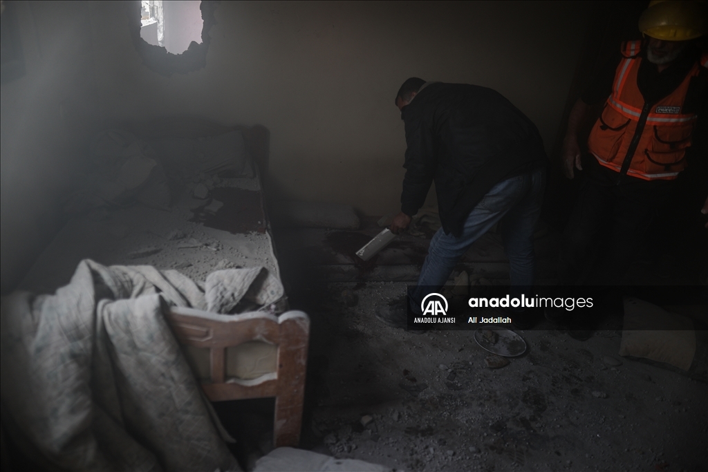 İsrail ordusunun Gazze Şeridi’ne yönelik saldırıları devam ediyor