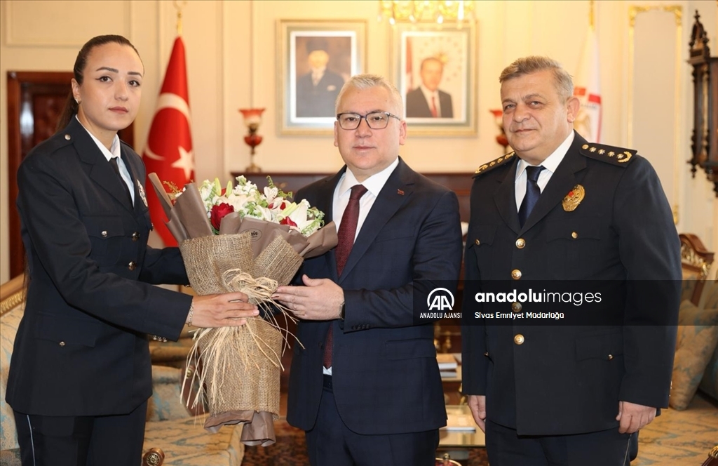 Sivas'ta Türk Polis Teşkilatının 179. kuruluş yıl dönümü kutlandı