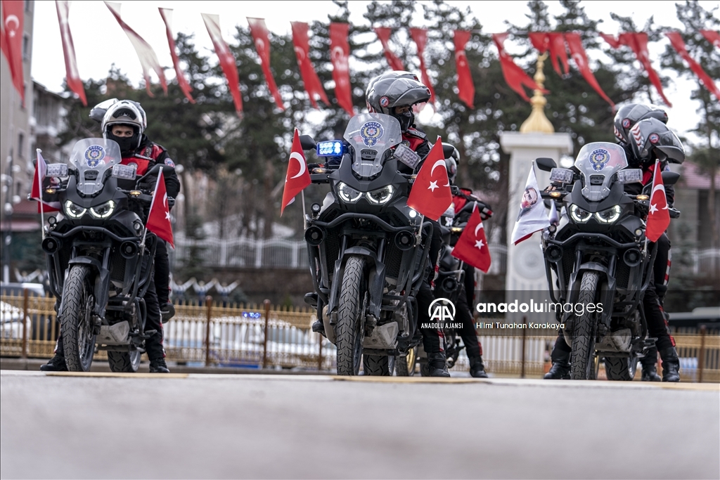 Erzurum'da Türk Polis Teşkilatının 179. kuruluş yıl dönümü kutlandı