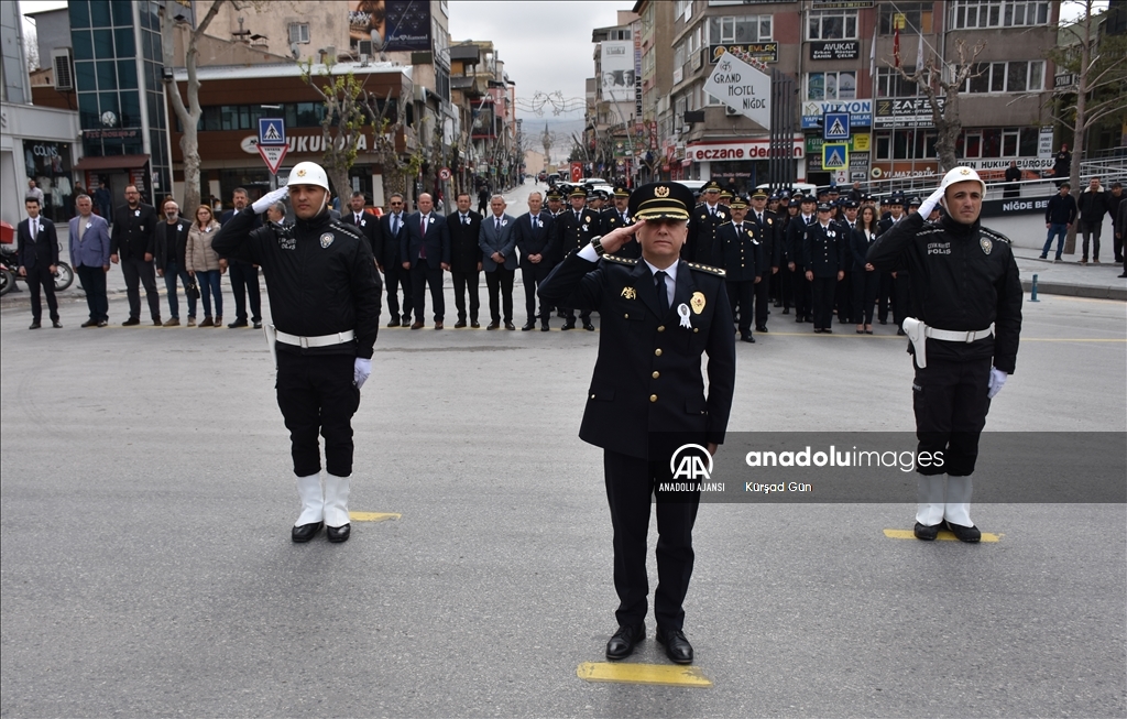 Niğde'de Türk Polis Teşkilatının 179. kuruluş yıl dönümü kutlandı