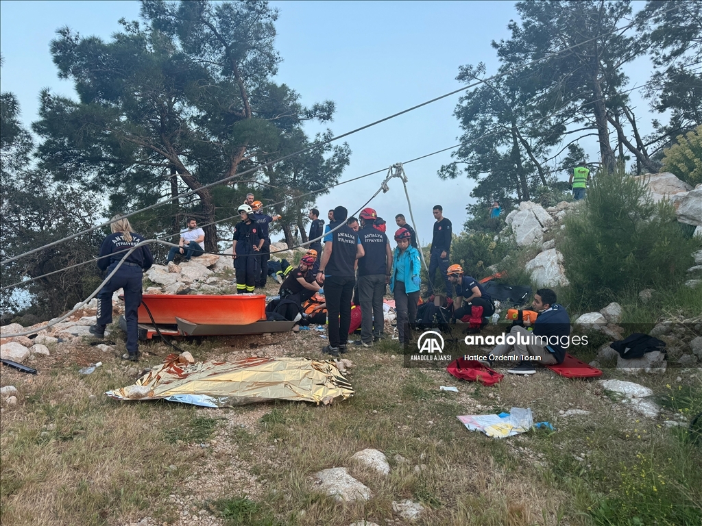 Antalya'da düşen teleferik kabinindeki 1 kişi öldü