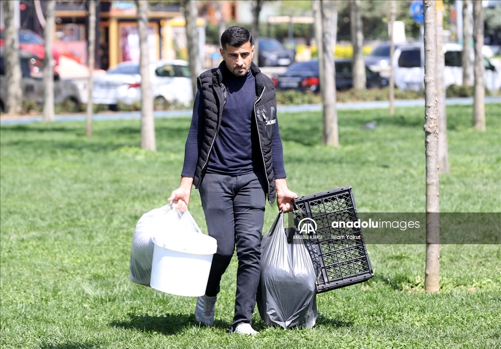 İstanbul'un parklarında Ramazan Bayramı yoğunluğu