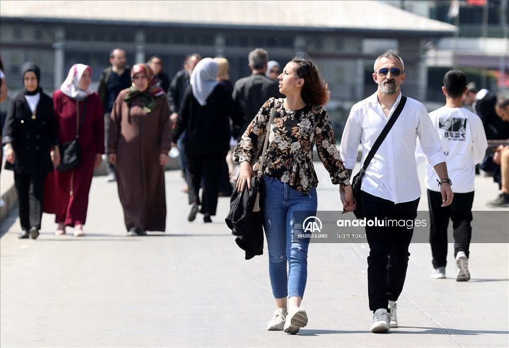İstanbul'un parklarında Ramazan Bayramı yoğunluğu