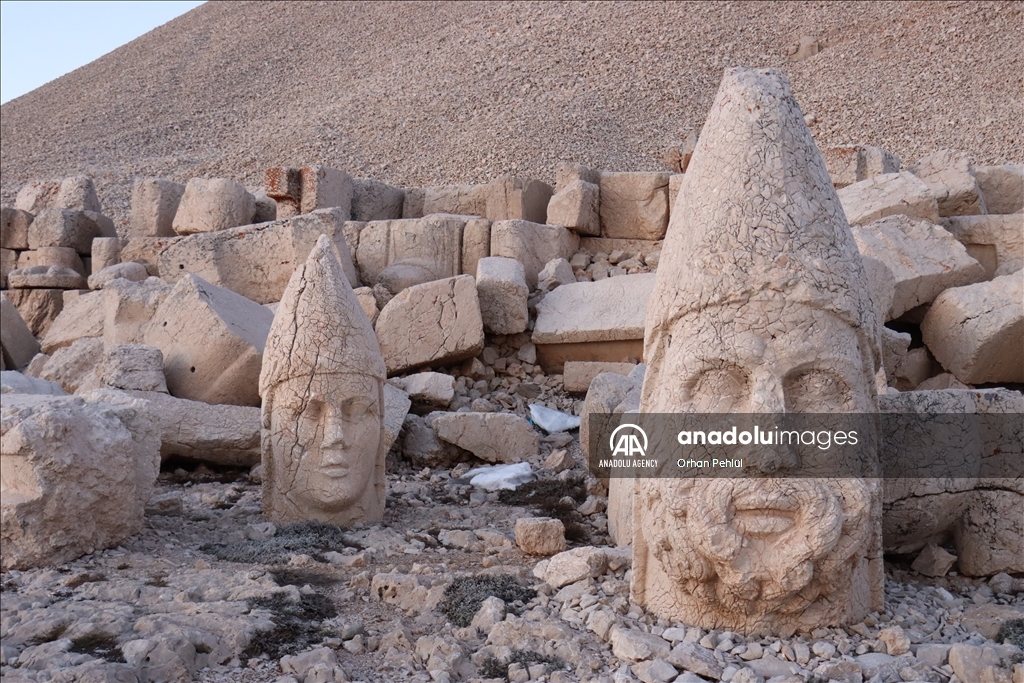 Mount Nemrut ruins in Turkiye's Adiyaman