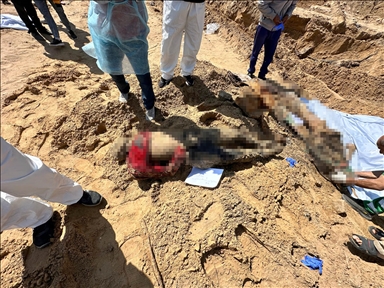 Масовна гробница откриена во дворот на болницата Ал Шифа во Газа