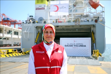 Глава Турецкого Красного полумесяца Йылмаз рассказала о путешествии «Судов добра» в сектор Газа