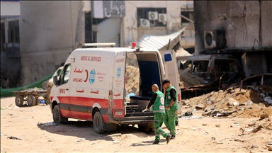 İsrail ordusunun çekildiği Gazze'deki Şifa Hastanesinden geriye enkaz kaldı
