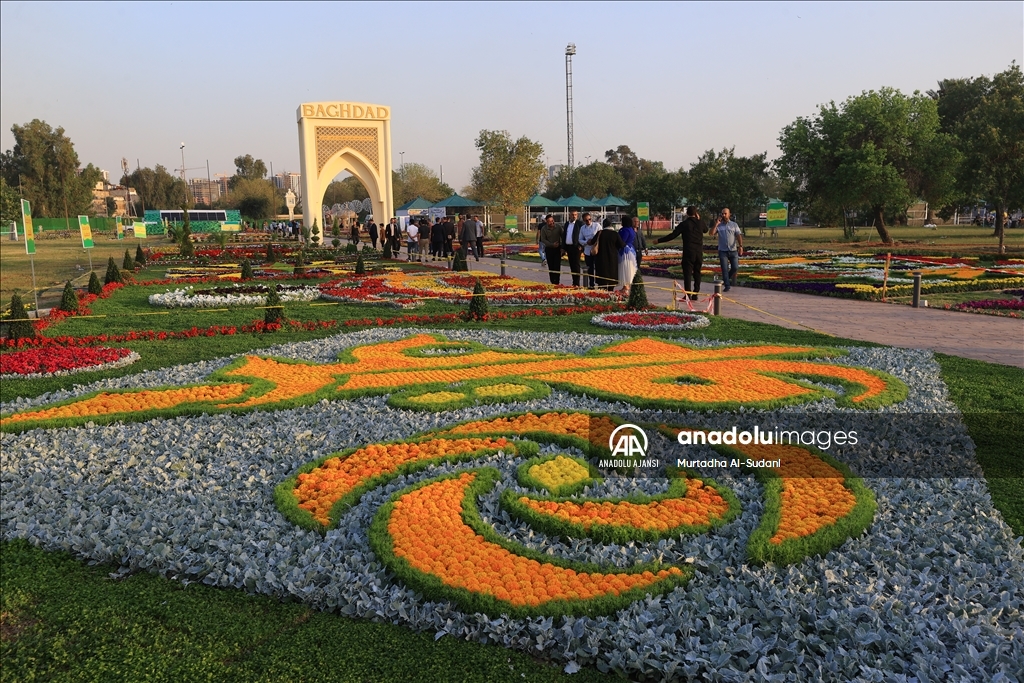 Bağdat'ta çiçek festivali düzenlendi