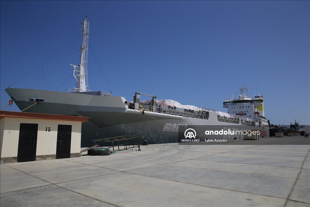 Türkiye'den Gazze'ye insani yardım taşıyan 9. gemi Mısır'da limana yanaştı