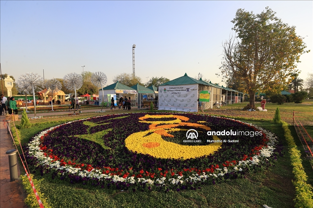Bağdat'ta çiçek festivali düzenlendi