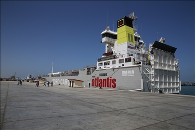 9-й корабль с гумпомощью из Турции для Газы пришвартовался в Египте