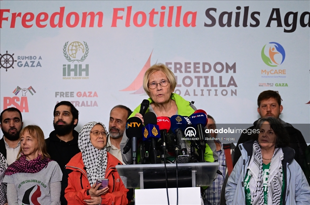 إسطنبول.. "أسطول الحرية" يستعد للانطلاق إلى غزة