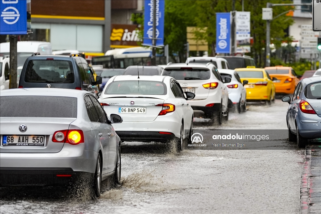 Ankara'da yağmur
