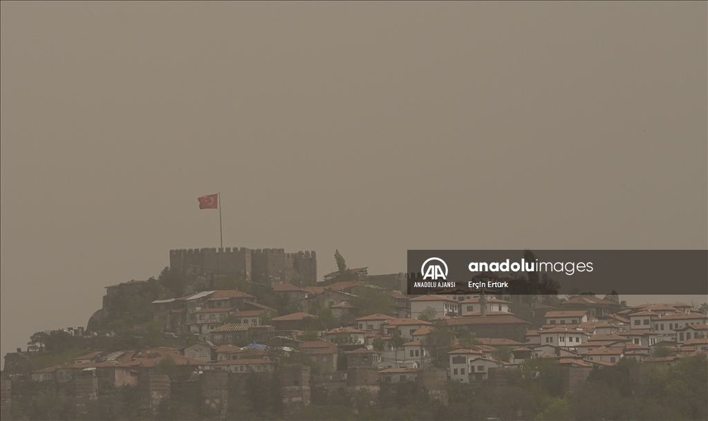 Ankara'da toz taşınımı