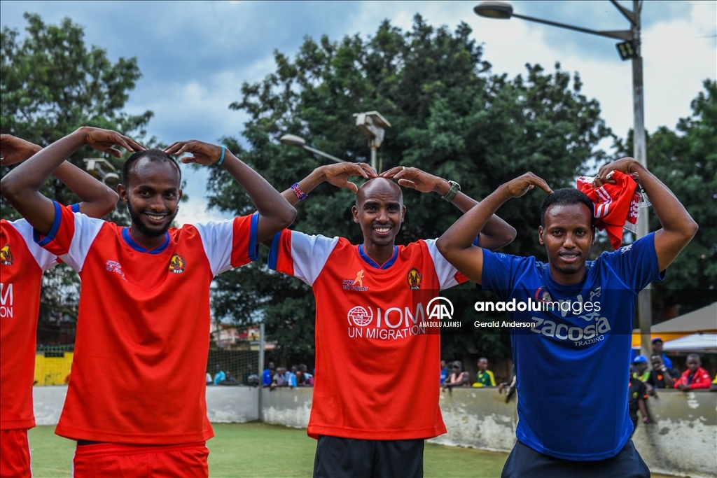 Somali asıllı İngiliz atlet Mo Farah'ın Kenya ziyareti