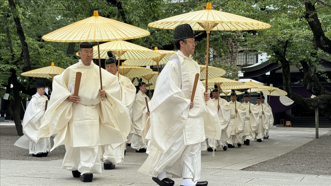 Yasukuni Shrine marking 80th anniversary of World War II's end in Tokyo