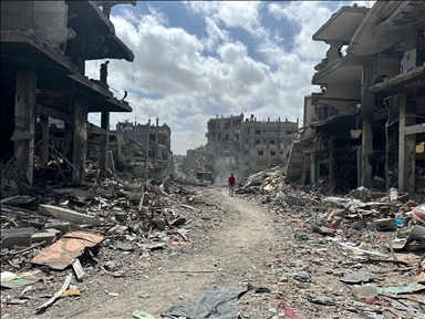 Израильские бомбардировки превратили в развалины город Хан-Юнус в Газе 