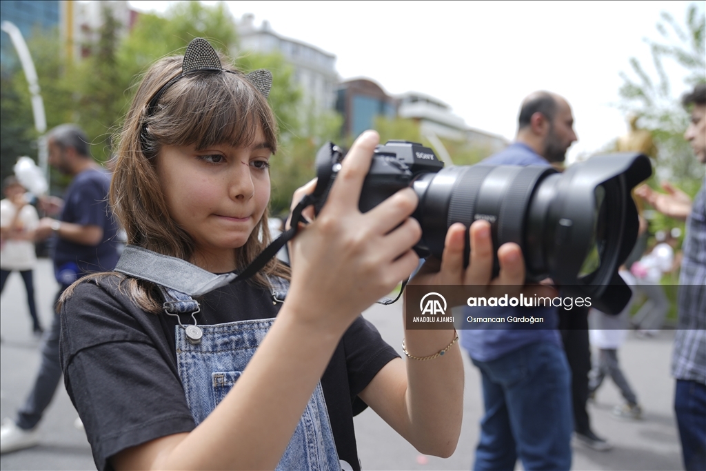 AA personelinin çocukları, 23 Nisan Ulusal Egemenlik ve Çocuk Bayramı'nda "gazeteci" oldu