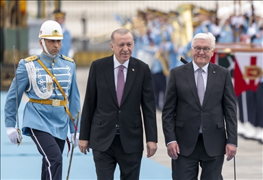 В Анкаре прошла церемония официальной встречи президента Германии