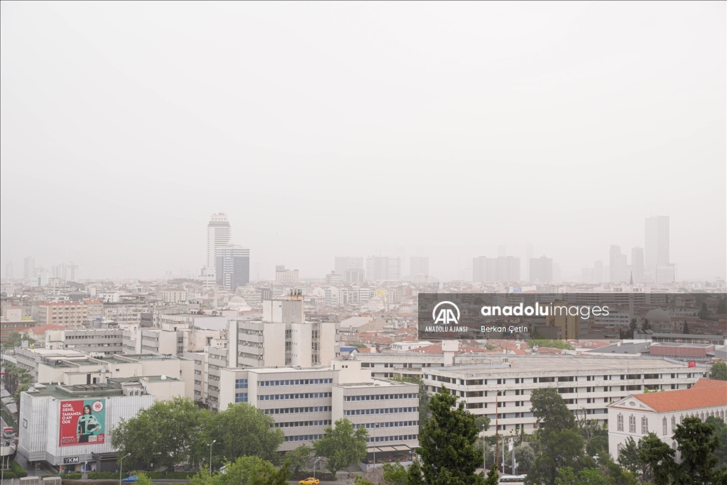 Kuzey Afrika kaynaklı toz taşınımı birçok kentte etkisini sürdürüyor