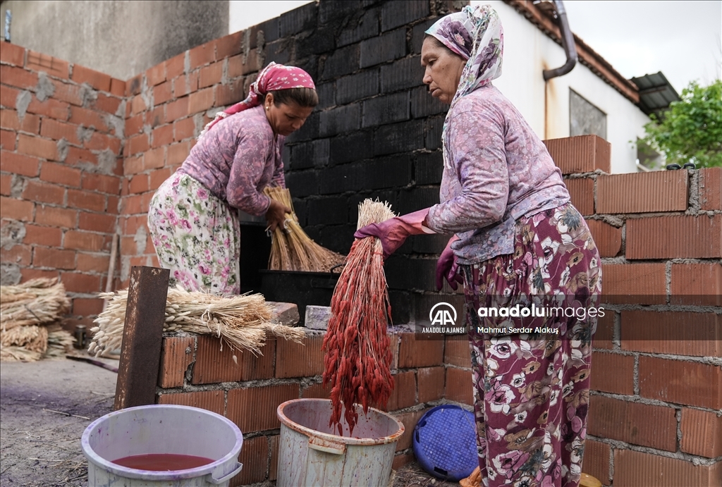 Kuru otlar, İzmir'de bir kırsal mahallenin geçim kaynağı oldu
