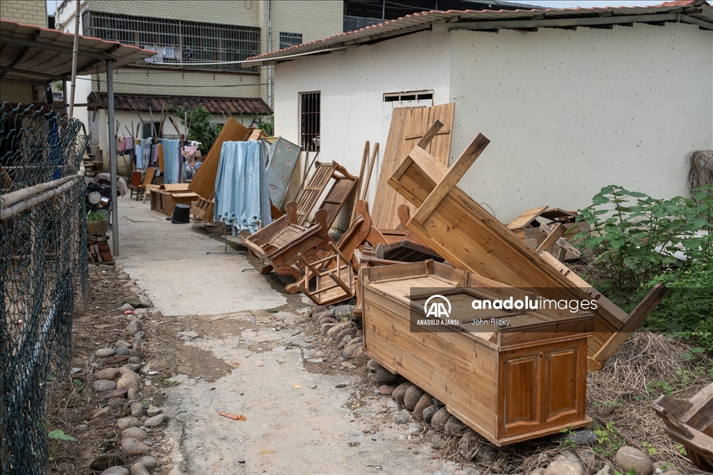 Çin'de yaşanan sele dönüşen şiddetli yağış Guangdong eyaletini vurdu