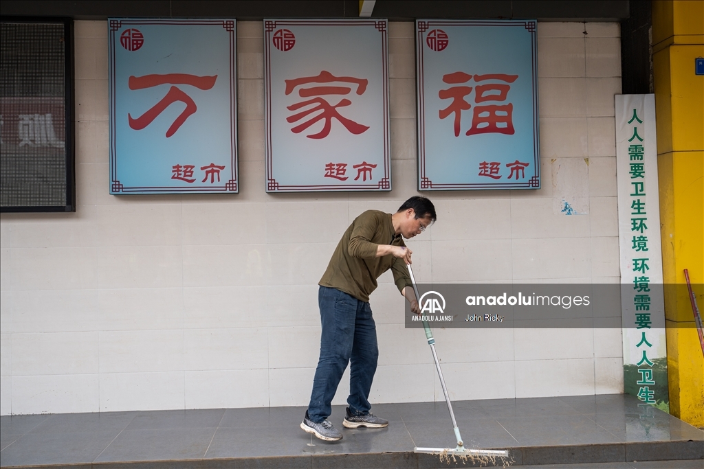 Çin'de yaşanan sele dönüşen şiddetli yağış Guangdong eyaletini vurdu