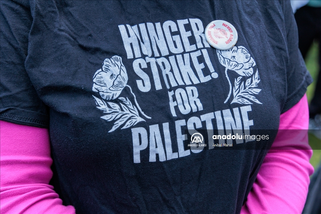 Brown Üniversitesi öğrencilerinden Filistin'e destek gösterisi