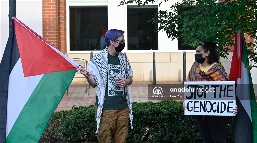 University of North Carolina students protest war in Gaza