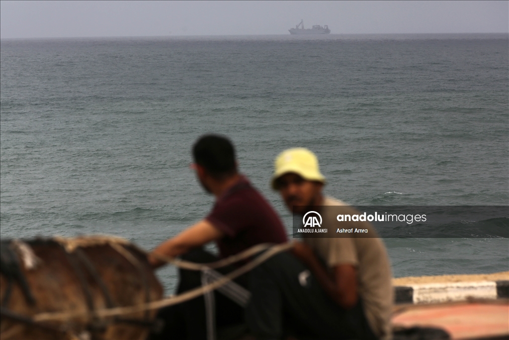 ABD gemisi Gazze Şeridi açıklarına demirledi