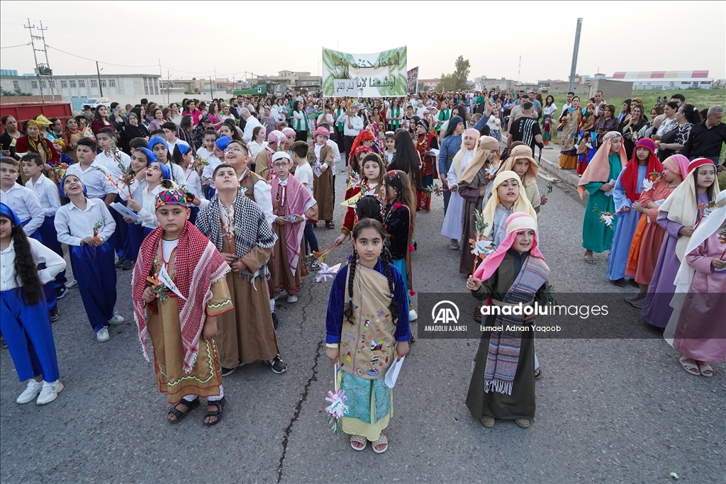 Musul'da "Palmiye Pazarı" kutlamaları