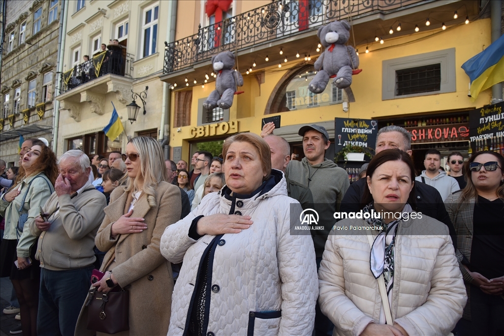 Lviv, Rusya-Ukrayna savaşının gölgesinde 768. yıldönümünü kutladı