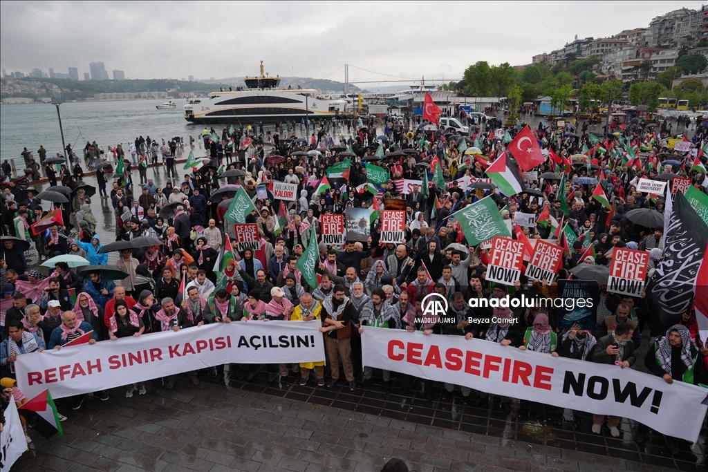 Üsküdar’da "Gazze'yi Unutma" yürüyüşü