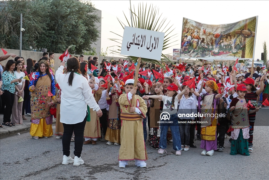 Musul'da "Palmiye Pazarı" kutlamaları
