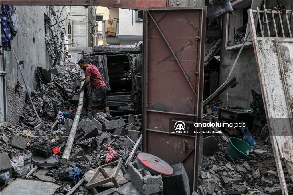 İsrail'in Gazze Şeridi'ne yönelik saldırıları sürüyor