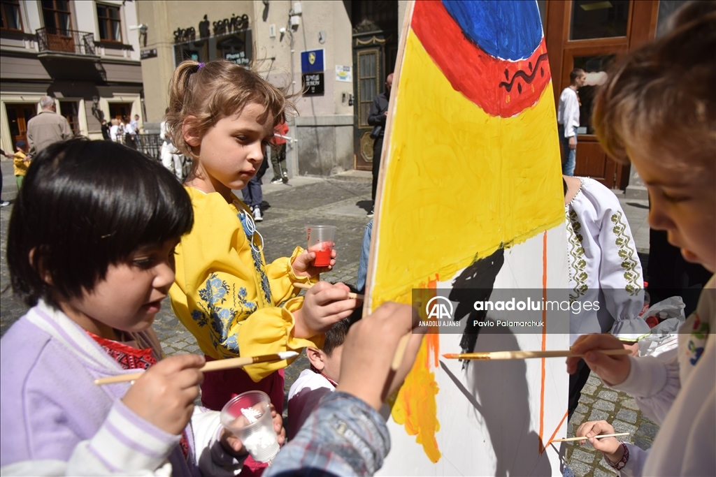 Ukrayna'da 'Palmiye Pazarı' bayramı kutlandı