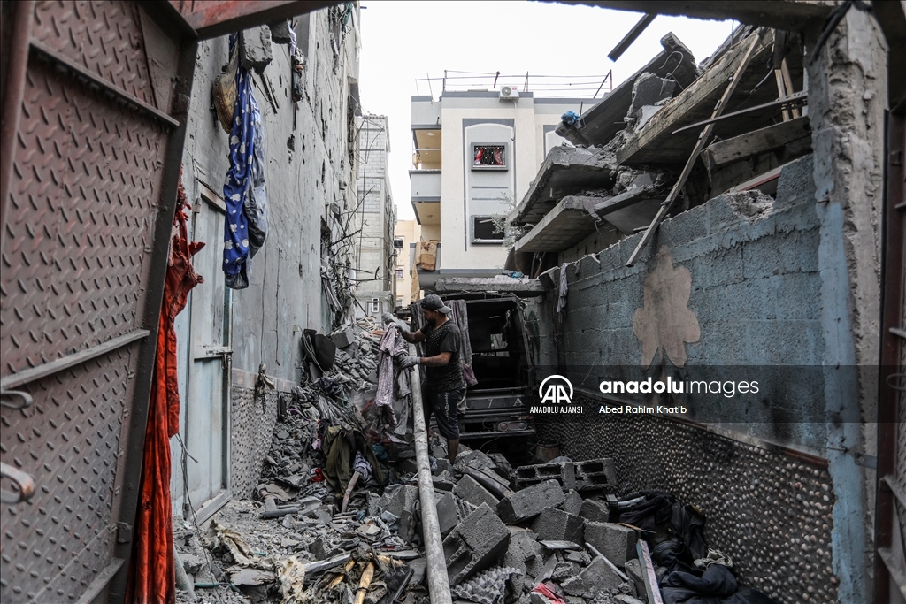 İsrail'in Gazze Şeridi'ne yönelik saldırıları sürüyor