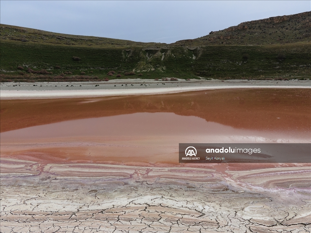 Meyil Obruk Lake in Turkiye's Konya