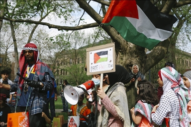 В Мичиганском университете продолжаются демонстрации в поддержку Палестины