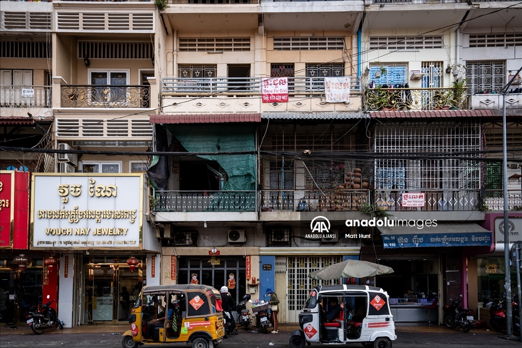 Kamboçya'nın başkenti Phnom Penh'de günlük yaşam