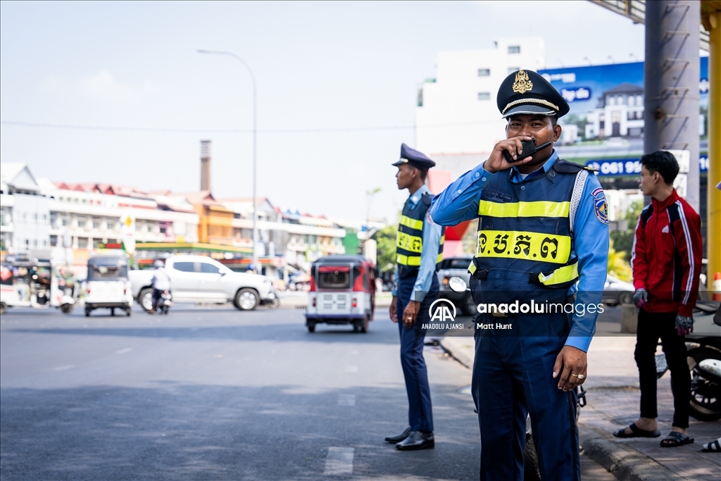 Kamboçya'nın Phnom Penh şehrinde günlük yaşam