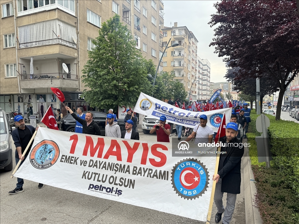 Çankırı'da 1 Mayıs Emek ve Dayanışma Günü kutlandı