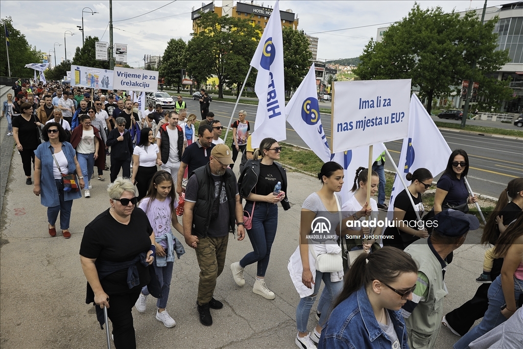 Bosna Hersek'te 1 Mayıs Emek ve Dayanışma Günü kutlandı