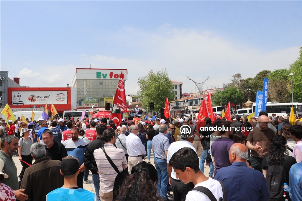 Erzincan'da 1 Mayıs Emek ve Dayanışma Günü kutlandı