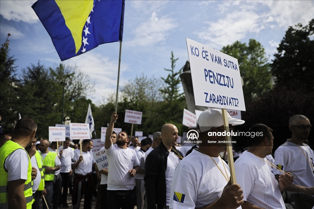 Bosna Hersek'te 1 Mayıs Emek ve Dayanışma Günü kutlandı