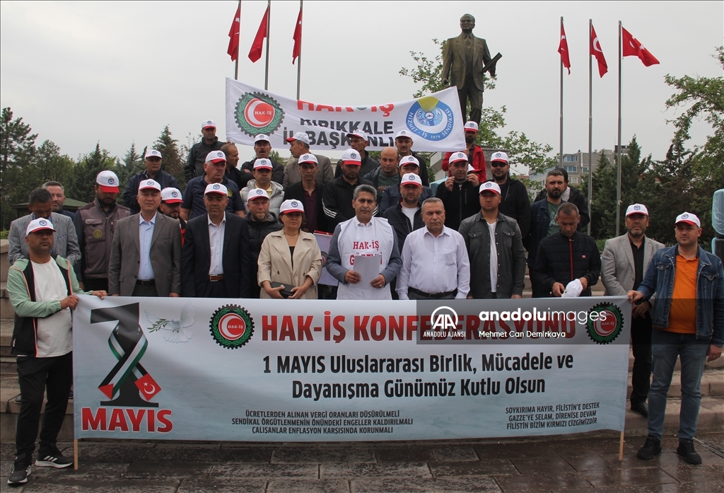 Kırıkkale'de 1 Mayıs Emek ve Dayanışma Günü kutlandı