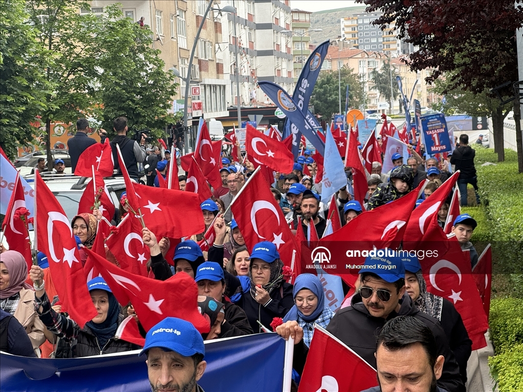 Çankırı'da 1 Mayıs Emek ve Dayanışma Günü kutlandı
