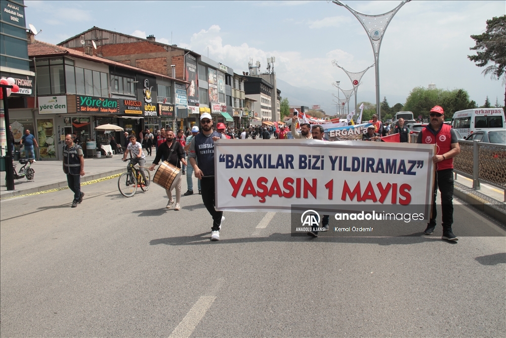 Erzincan'da 1 Mayıs Emek ve Dayanışma Günü kutlandı